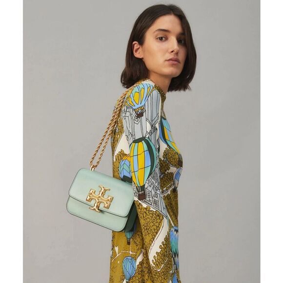 🚫SOLD🚫NWT Tory Burch Eleanor Small Convertible Leather Shoulder Bag - Picture 16 of 17